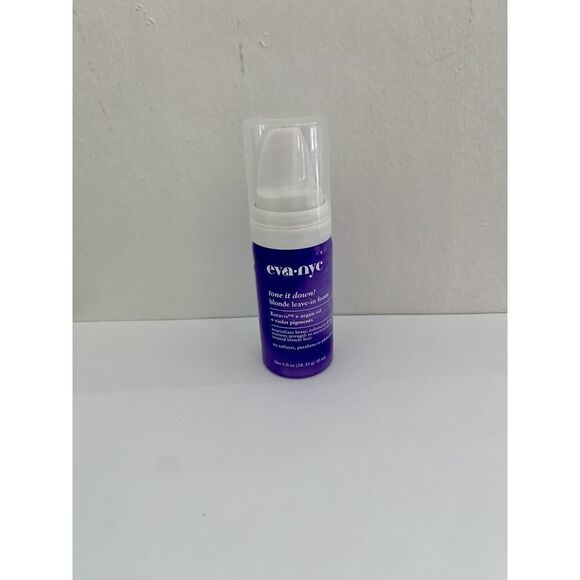 Eva NYC Tone It Down Leave In Foam 1 Oz Discontinued Travel Blonde NEW Argan - Picture 1 of 5